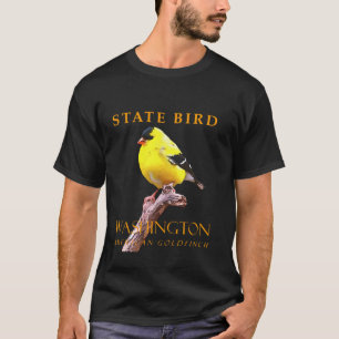 Washington Territory Bird The American Goldfinch T-Shirt