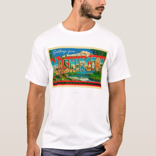 Washington - The Evergreen State T-Shirt (Front)