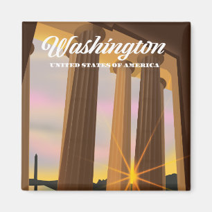 Washington United States of America Magnet