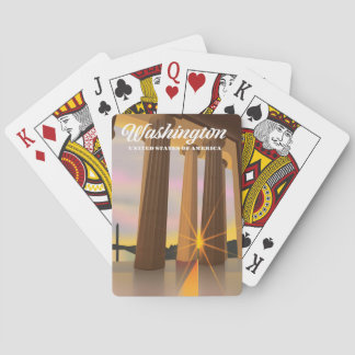 Washington United States of America Playing Cards