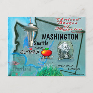 Washington USA Card