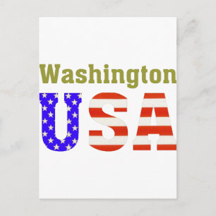 Washington USA! Postcard