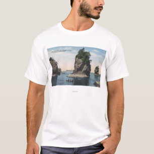 Washington - View of Cape Flattery & Tatoosh T-Shirt