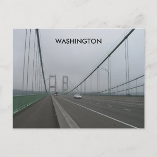 Washington Vintage Travel Tourism Ad Postcard