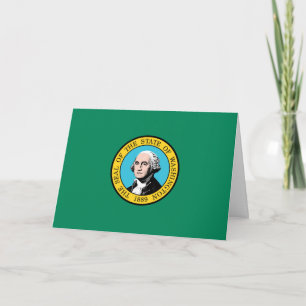 Washingtonian Flag, Flag of Washington Card