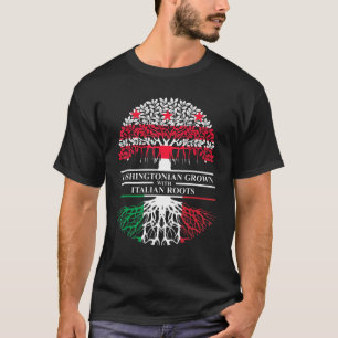 Washingtonian Grown Italian Roots Washington D C I T-Shirt