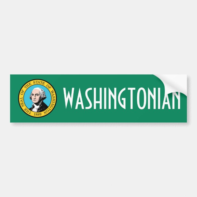 Washingtonian - USA Bumper Sticker (Front)