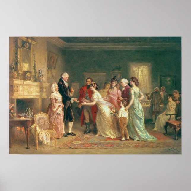 Washington's Birthday, 1798 Poster (Front)