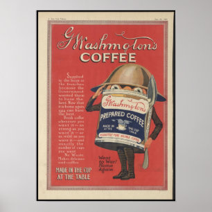 Washington's Coffee Poster