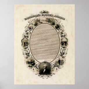 Washington's Farewell Address (1856) Poster