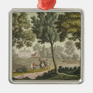 Washington's house at Mount Vernon, from 'Le Costu Metal Tree Decoration