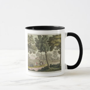 Washington's house at Mount Vernon, from 'Le Costu Mug