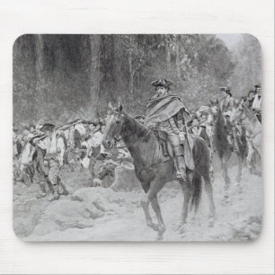 Washington's Retreat from Great Meadows Mouse Mat