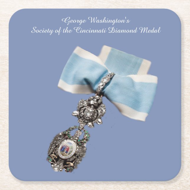 Washington's Society of the Cincinnati coasters (Front)