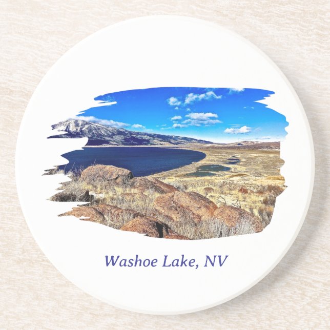 Washoe Lake, NV Coaster (Front)