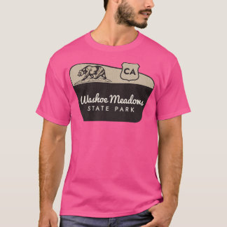 Washoe Meadows State Park California Welcome Sign T-Shirt