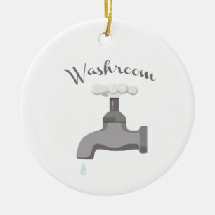 Washroom Ceramic Tree Decoration