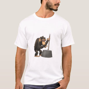 Washtub-Bass-Playin’ Chimp Shirt