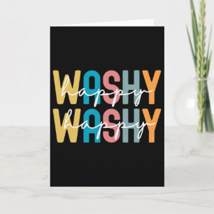 Washy Washy Funny Ship Washy Washy Cruise 3  Card