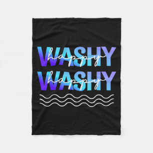 Washy Washy Funny Ship Washy Washy Cruise Fleece Blanket