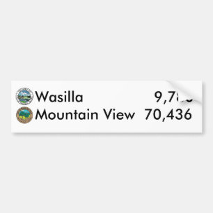 Wasilla vs. Mountain View Bumper Sticker