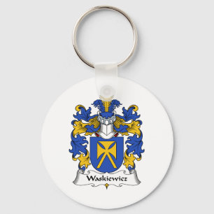 Waskiewicz Family Crest Key Ring