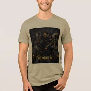 Wasp Riot Streetwear Warrior Graphic T-Shirt Tri-Blend Shirt
