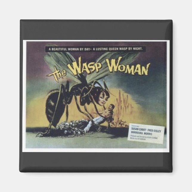 wasp woman magnet (Front)