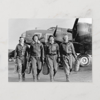 WASP - WOMEN AIR SERVICE PILOTS WW II POSTCARD
