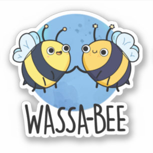 Wassabee Funny Wasabi Bee Pun