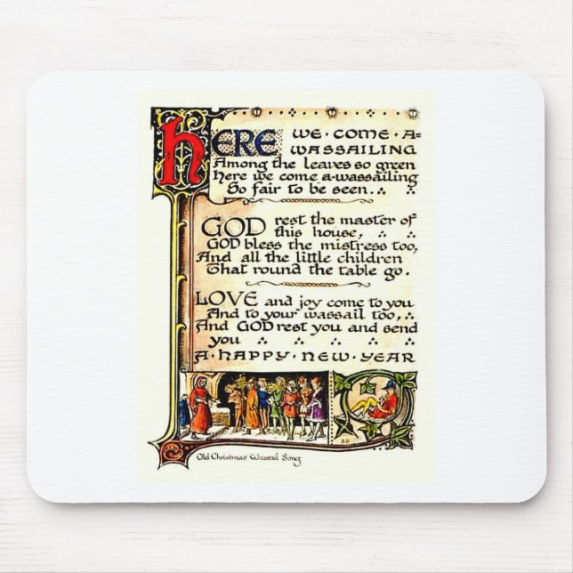 Wassail Mouse Mat (Front)