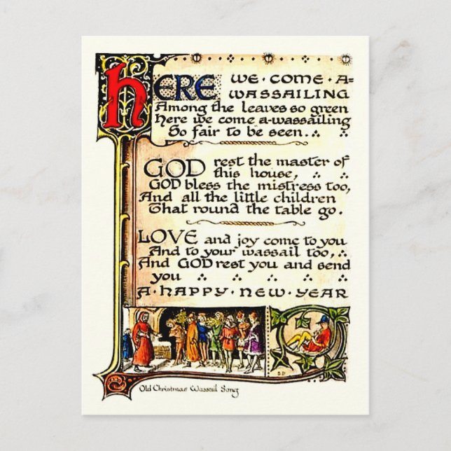 Wassail Postcard (Front)