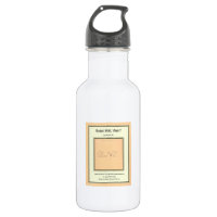 Wasserflasche: "Ratet Mal, Wer? Skizzenbuch #6"