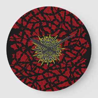 Wassermolekül 5 large clock