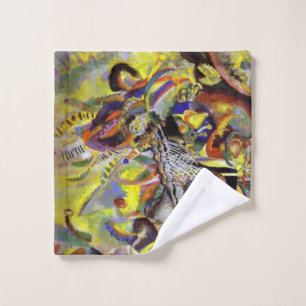 Wassily Kandinsky Abstract Artwork Wash Cloth