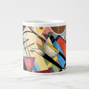Wassily Kandinsky Accompagnement en noir Large Coffee Mug