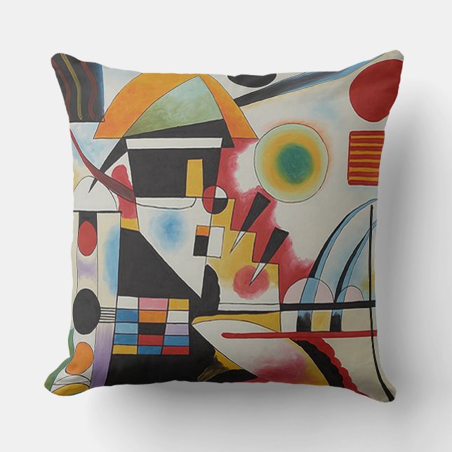 Wassily Kandinsky-Balancement Cushion (Front)