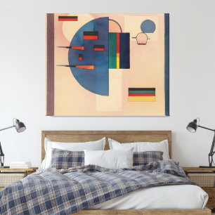 Wassily Kandinsky - Beruhigt Calmed Canvas Print
