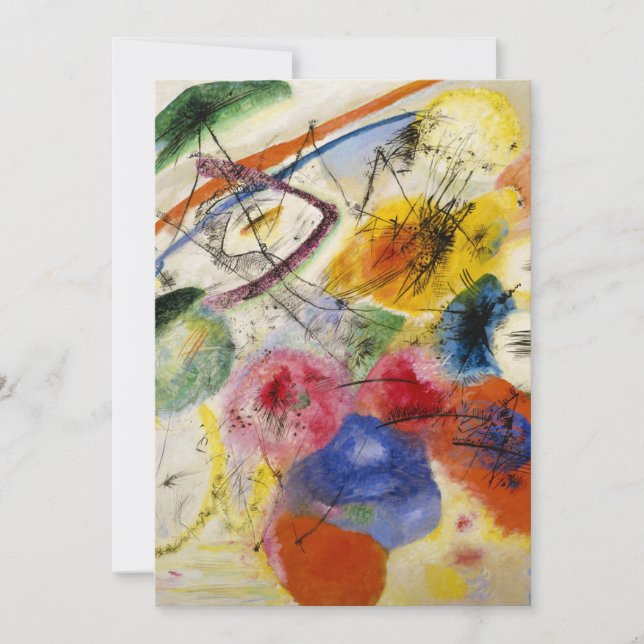 Wassily Kandinsky - Black Lines Invitation (Front)