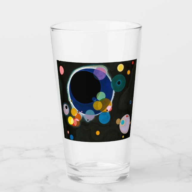 Wassily Kandinsky circles Glass (Front)