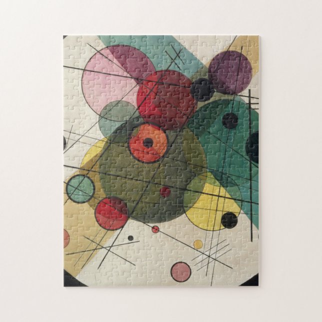 Wassily Kandinsky - Circles In A Circle Jigsaw Puzzle (Vertical)