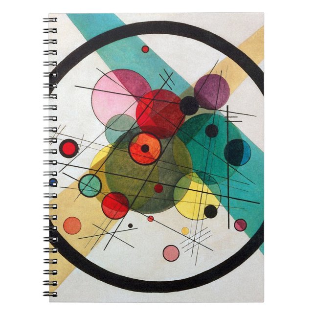 Wassily Kandinsky Circles in a Circle Notebook (Front)