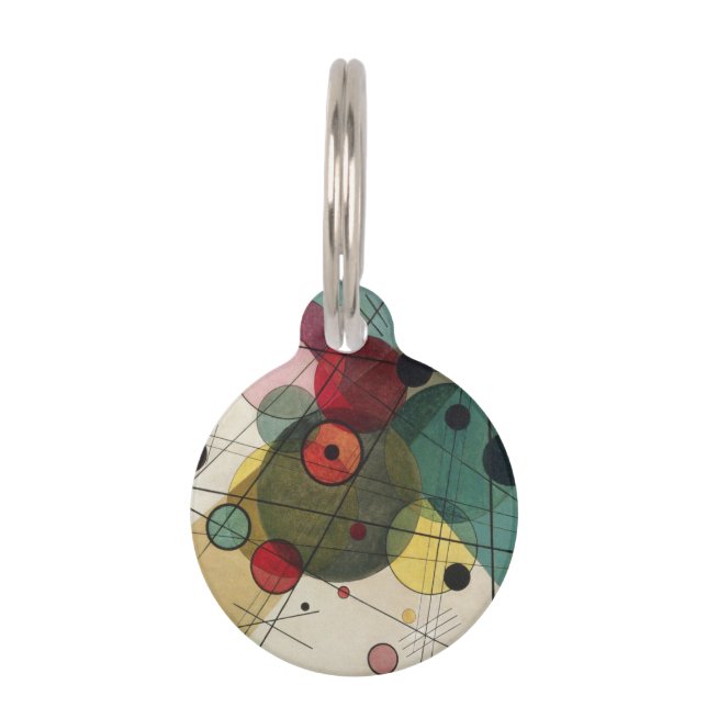 Wassily Kandinsky - Circles In A Circle Pet Tag (Front)