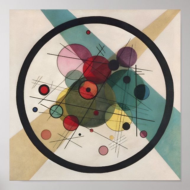 Wassily Kandinsky Circles In A Circle Poster (Front)