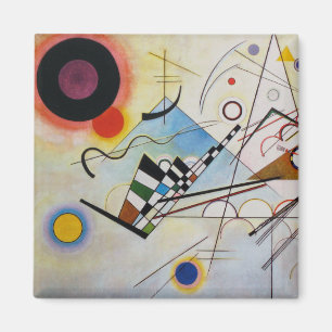 Wassily Kandinsky - Composition 8 - Functional Art Magnet