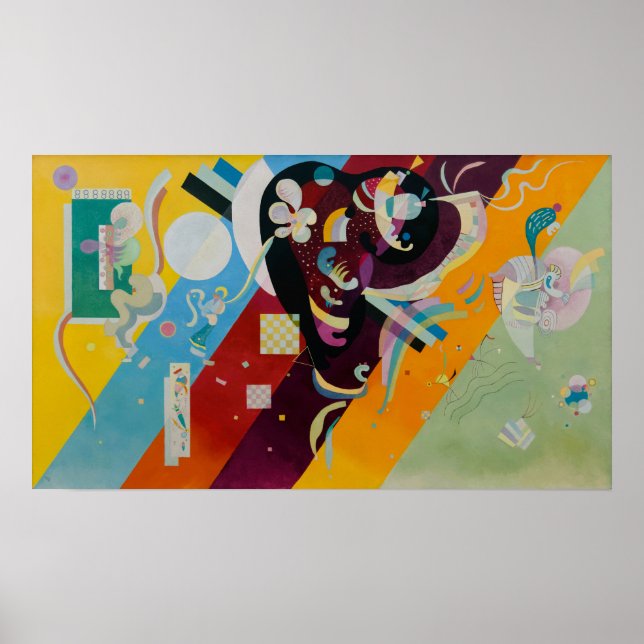Wassily Kandinsky Composition 9 Abstract Painting Poster (Front)