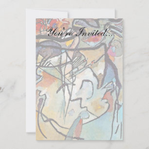 Wassily Kandinsky - Composition Five Abstract Art Invitation
