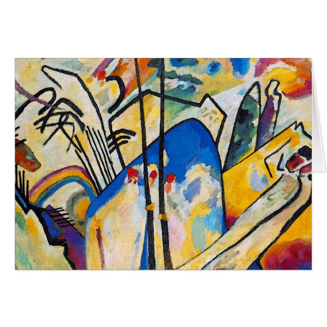 Wassily Kandinsky Composition Four - Abstract Art (Front Horizontal)