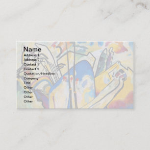 Wassily Kandinsky Composition Four - Abstract Art Business Card