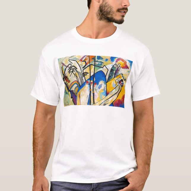 Wassily Kandinsky Composition Four - Abstract Art T-Shirt (Front)
